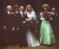 Evelyn Collins and Guy Glassock wedding